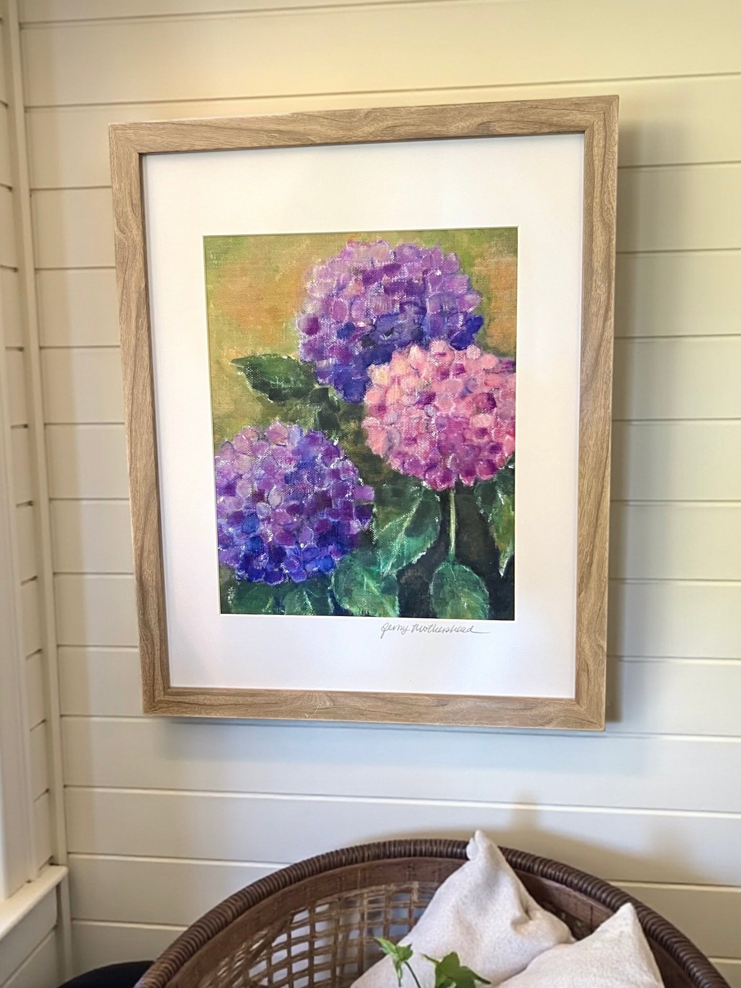 “Grandma’s Garden” Hydrangea Fine Art Print
