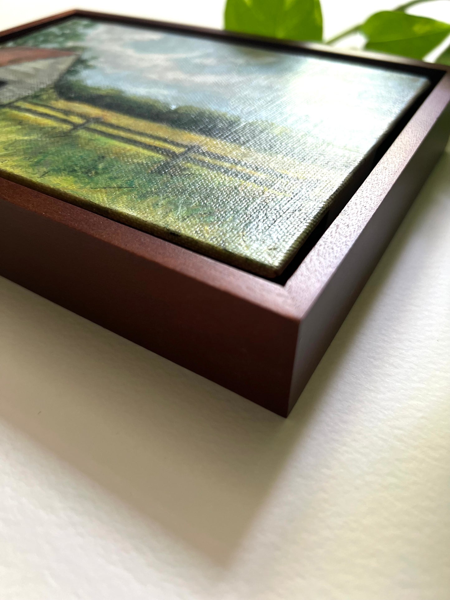 Rural Barn Landscape Painting