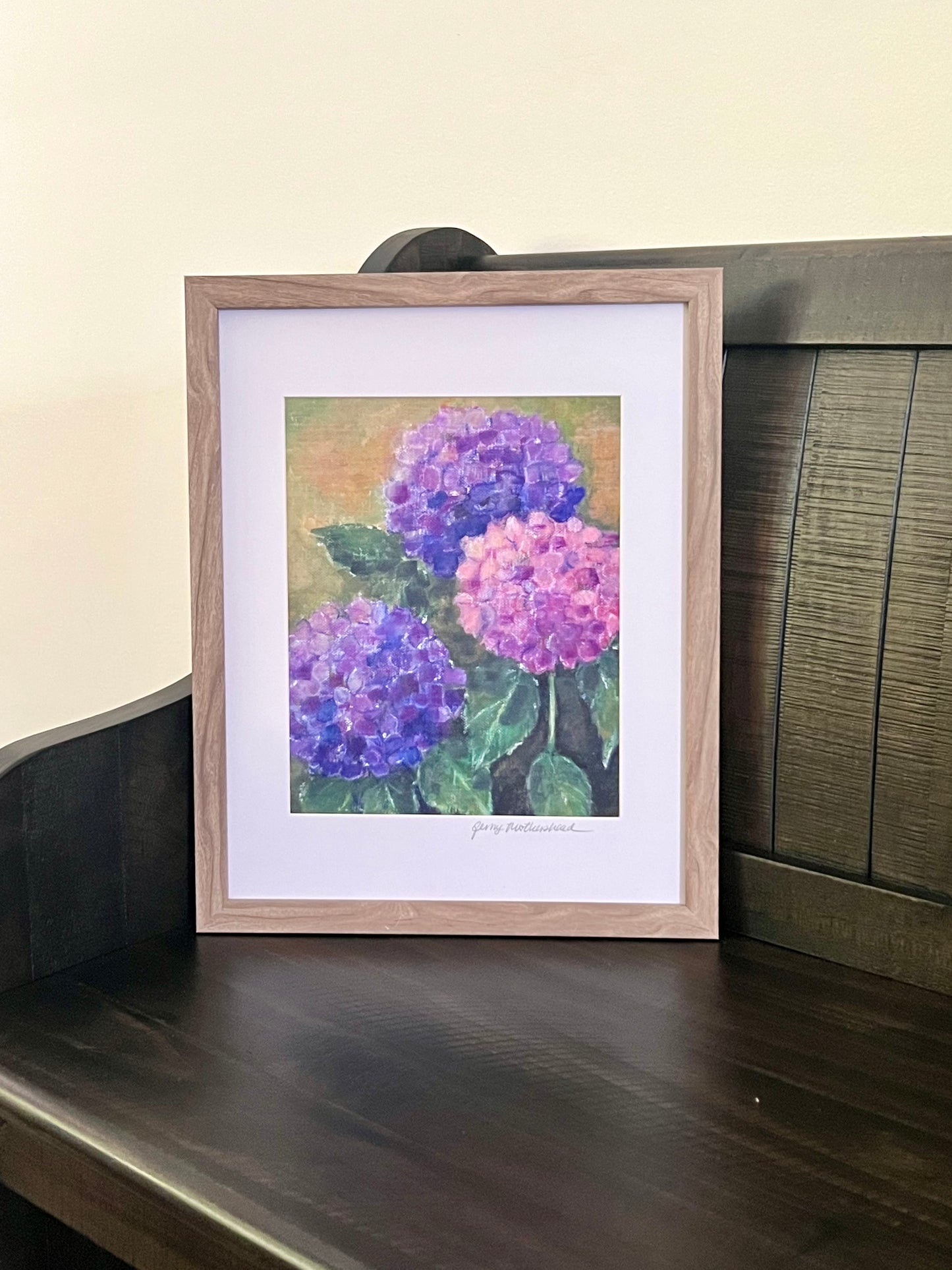 “Grandma’s Garden” Hydrangea Fine Art Print