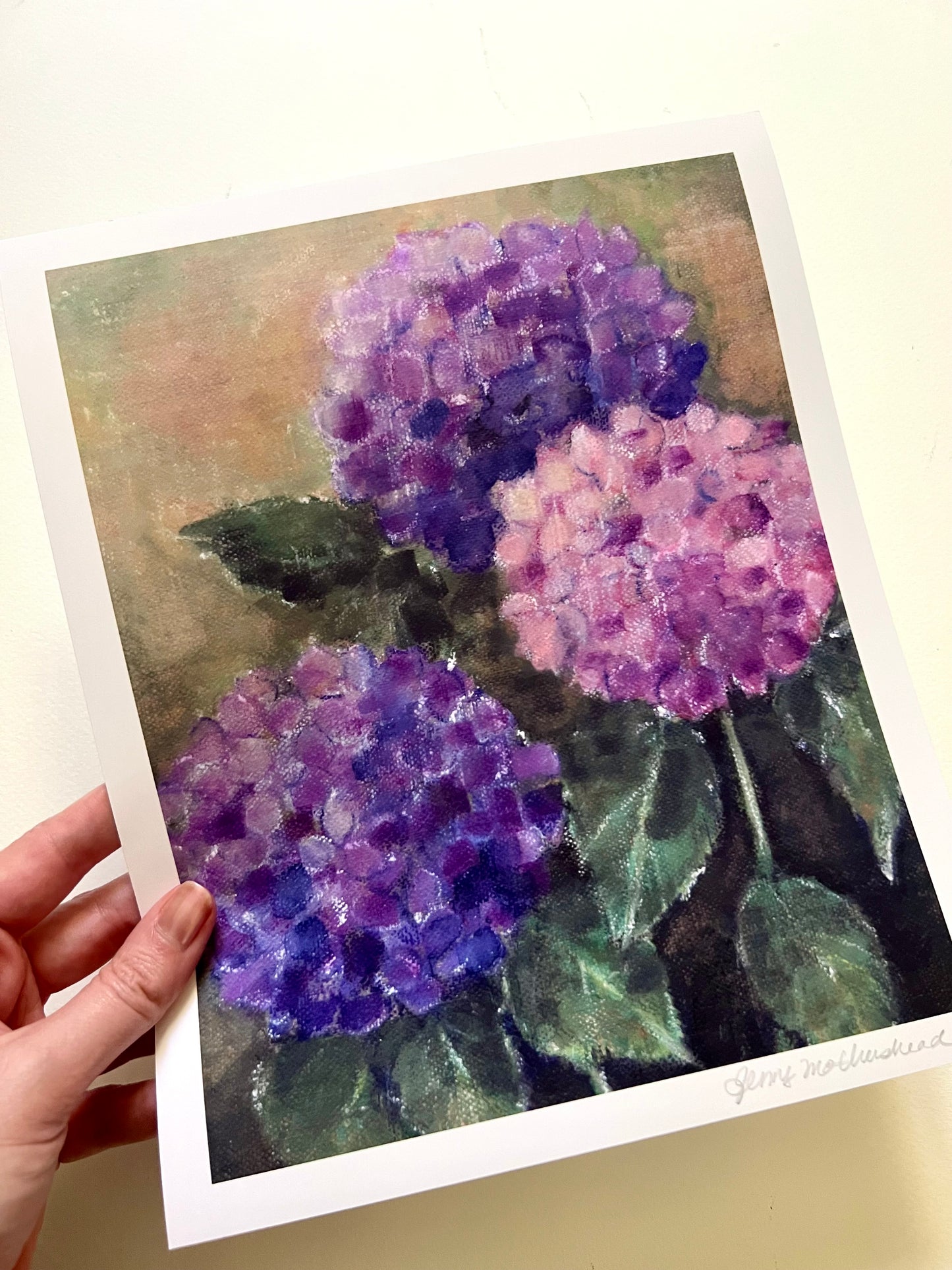 “Grandma’s Garden” Hydrangea Fine Art Print