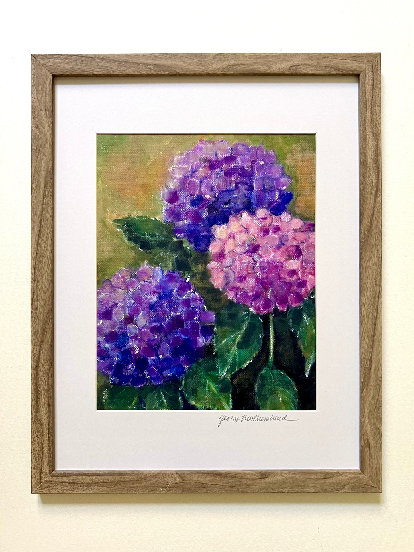 “Grandma’s Garden” Hydrangea Fine Art Print