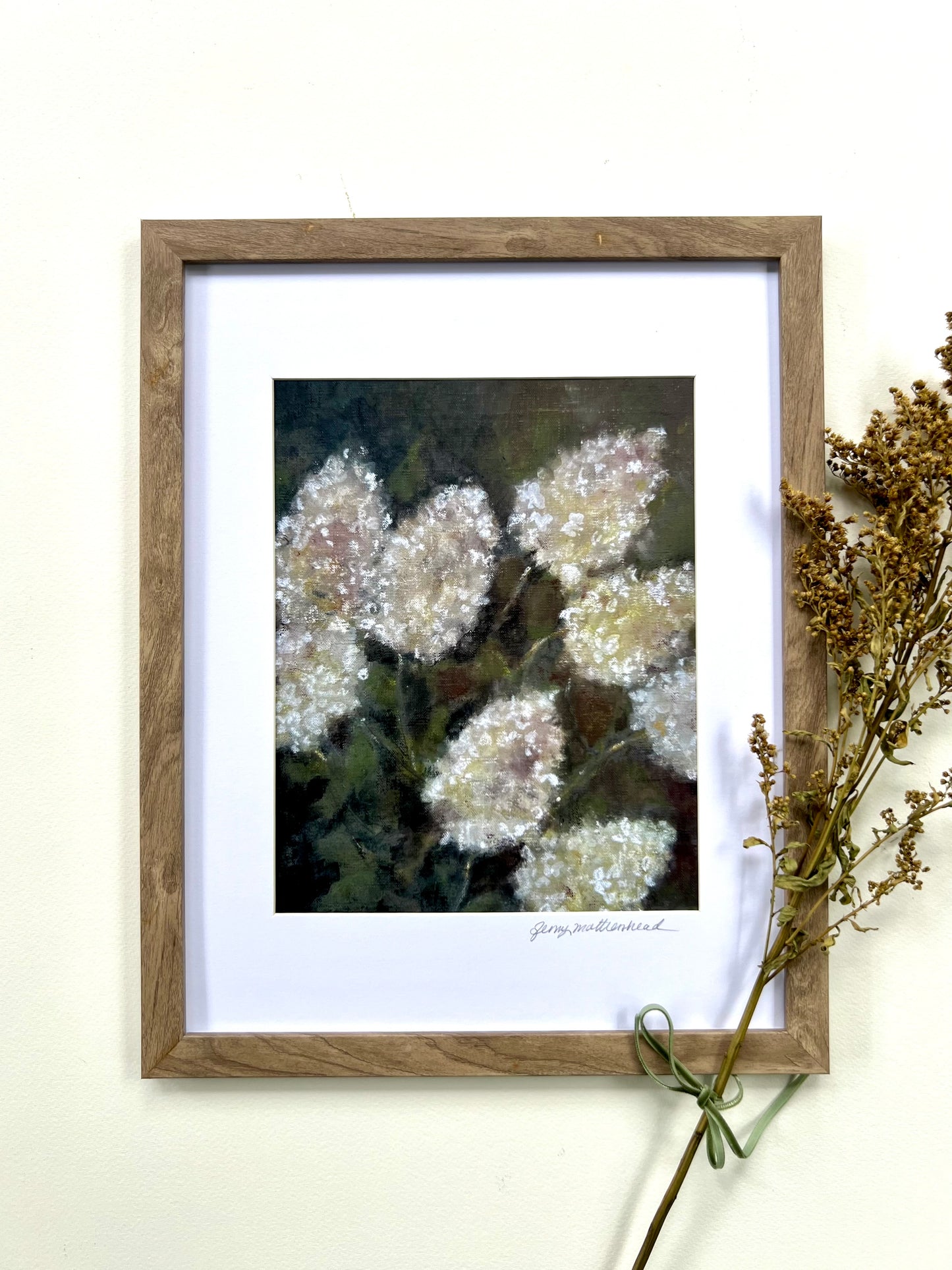 “Vintage Blooms” Hydrangea Flower Fine Art Print