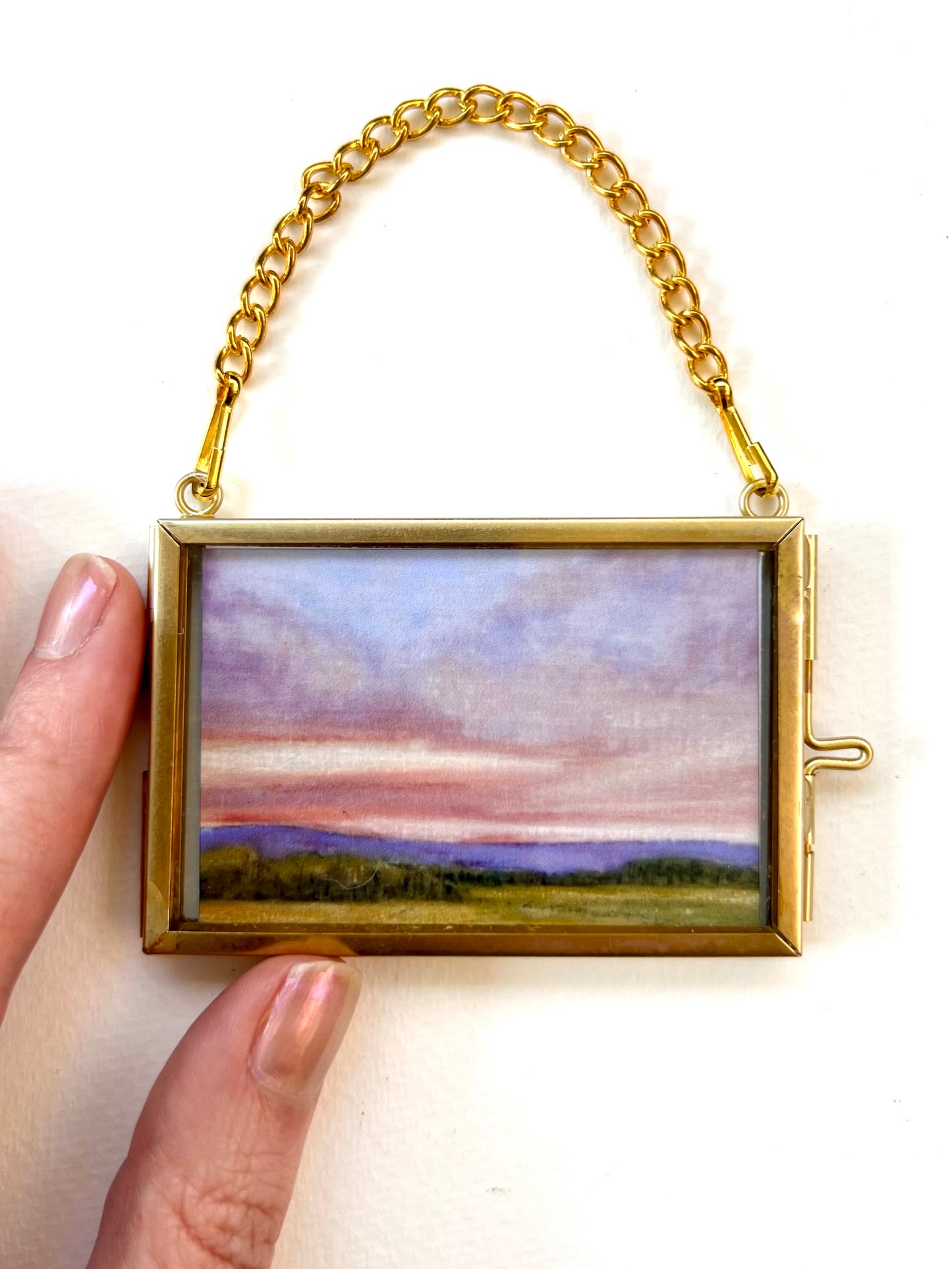 “Heavens Door” Landscape Framed Ornament