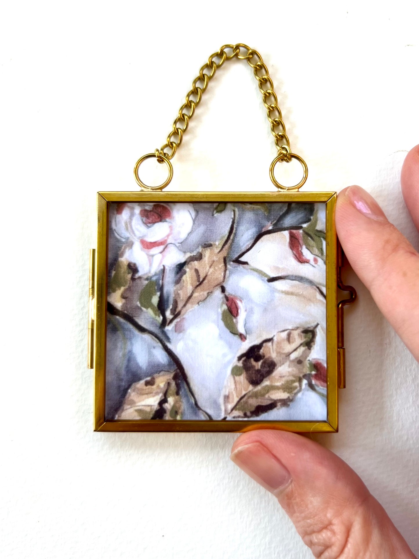 Floral Framed Ornament