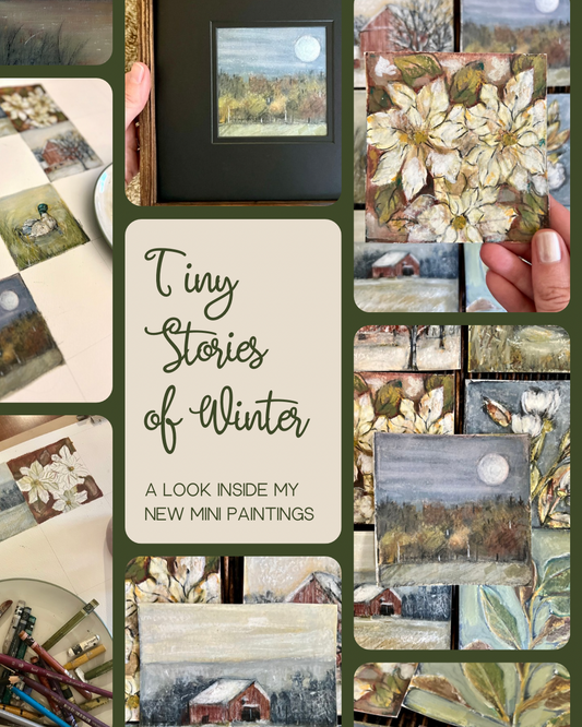 Tiny Stories of Winter: A Look Inside My New Mini Paintings