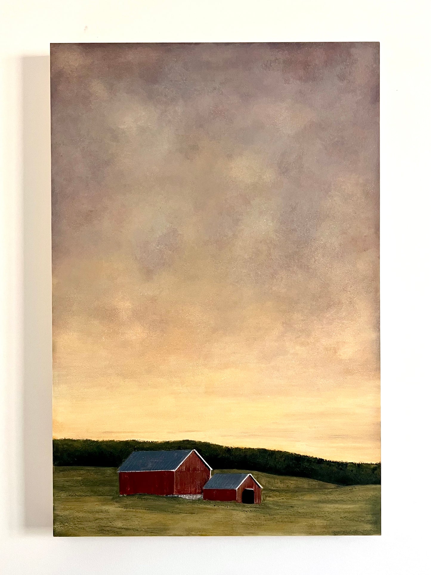 | Where the Light Lands| Original Rural Landscape Painting