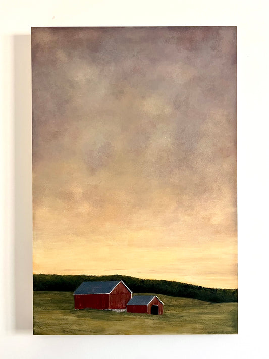 | Where the Light Lands| Original Rural Landscape Painting