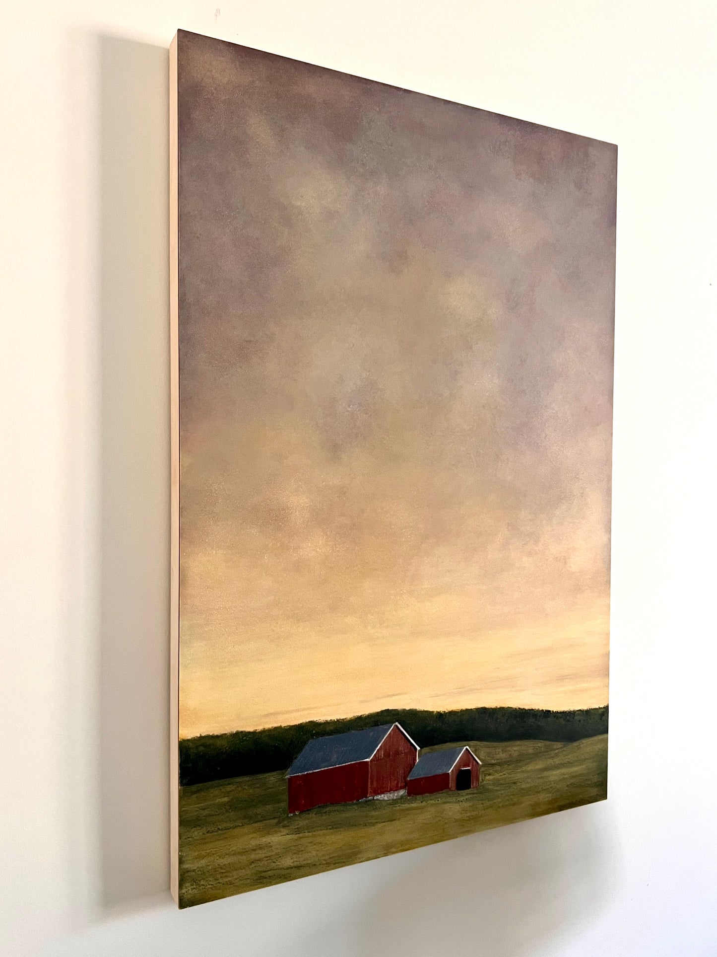 | Where the Light Lands| Original Rural Landscape Painting