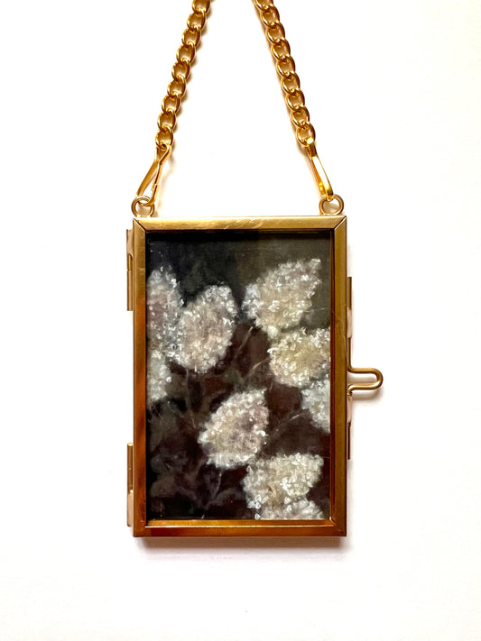 Mini Hanging Art Print | Brass Float Frame | 2×3 Floral Prints