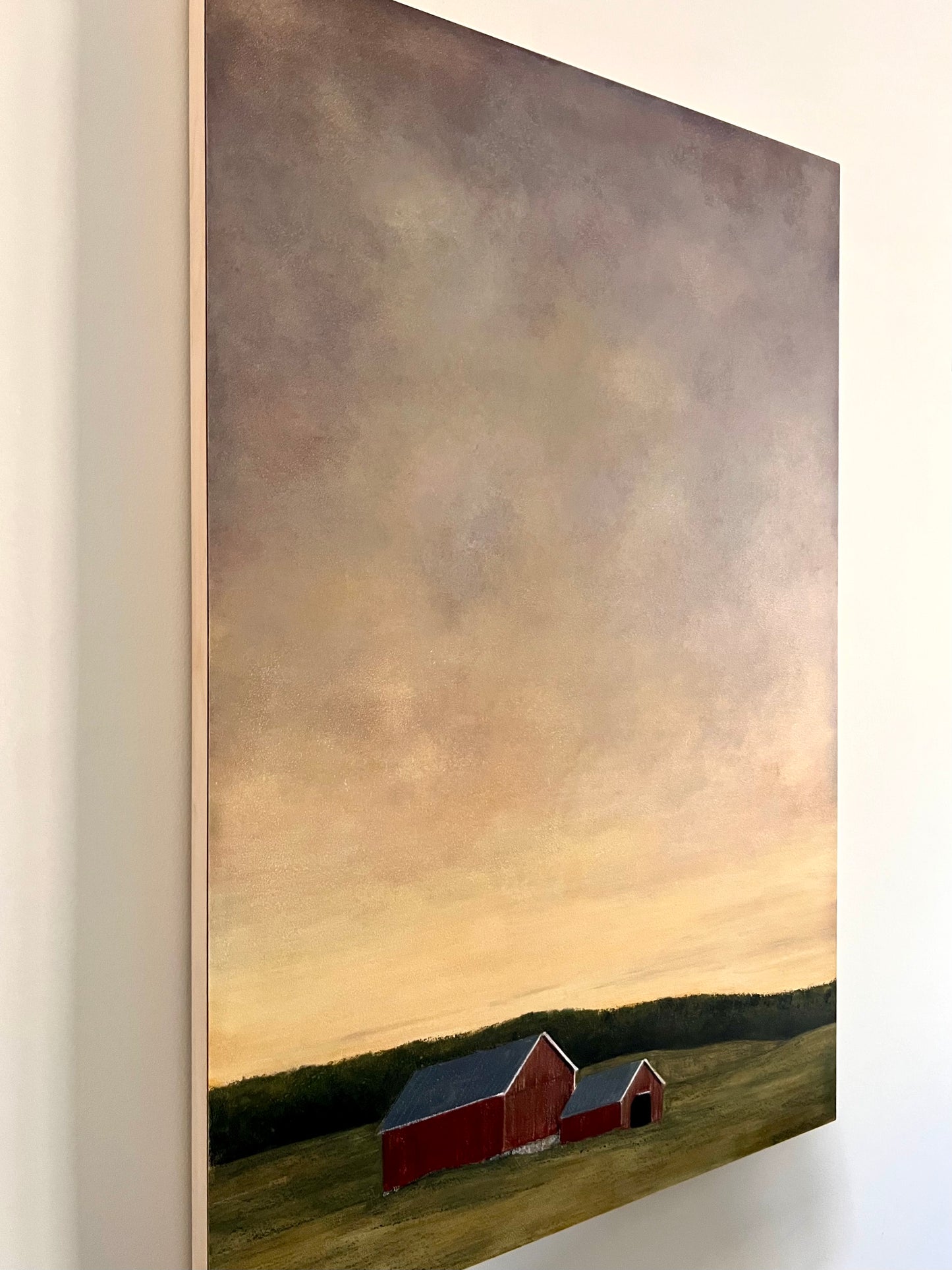 | Where the Light Lands| Original Rural Landscape Painting