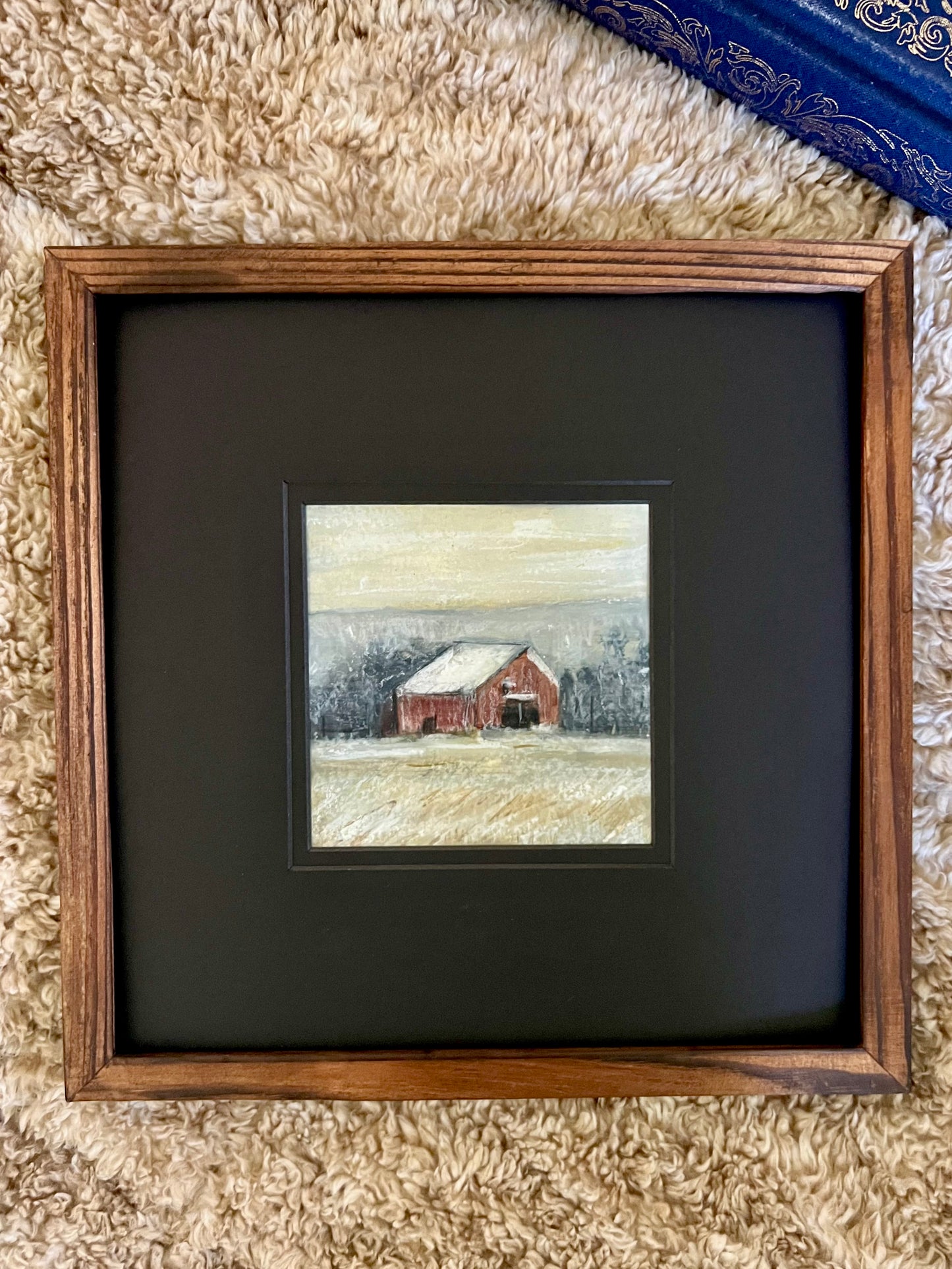 | Winter Barn | Original Mini Landscape Painting