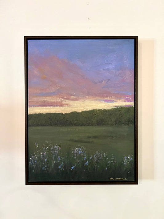 | The One Who Stayed | Original Sunset Landscape Painting