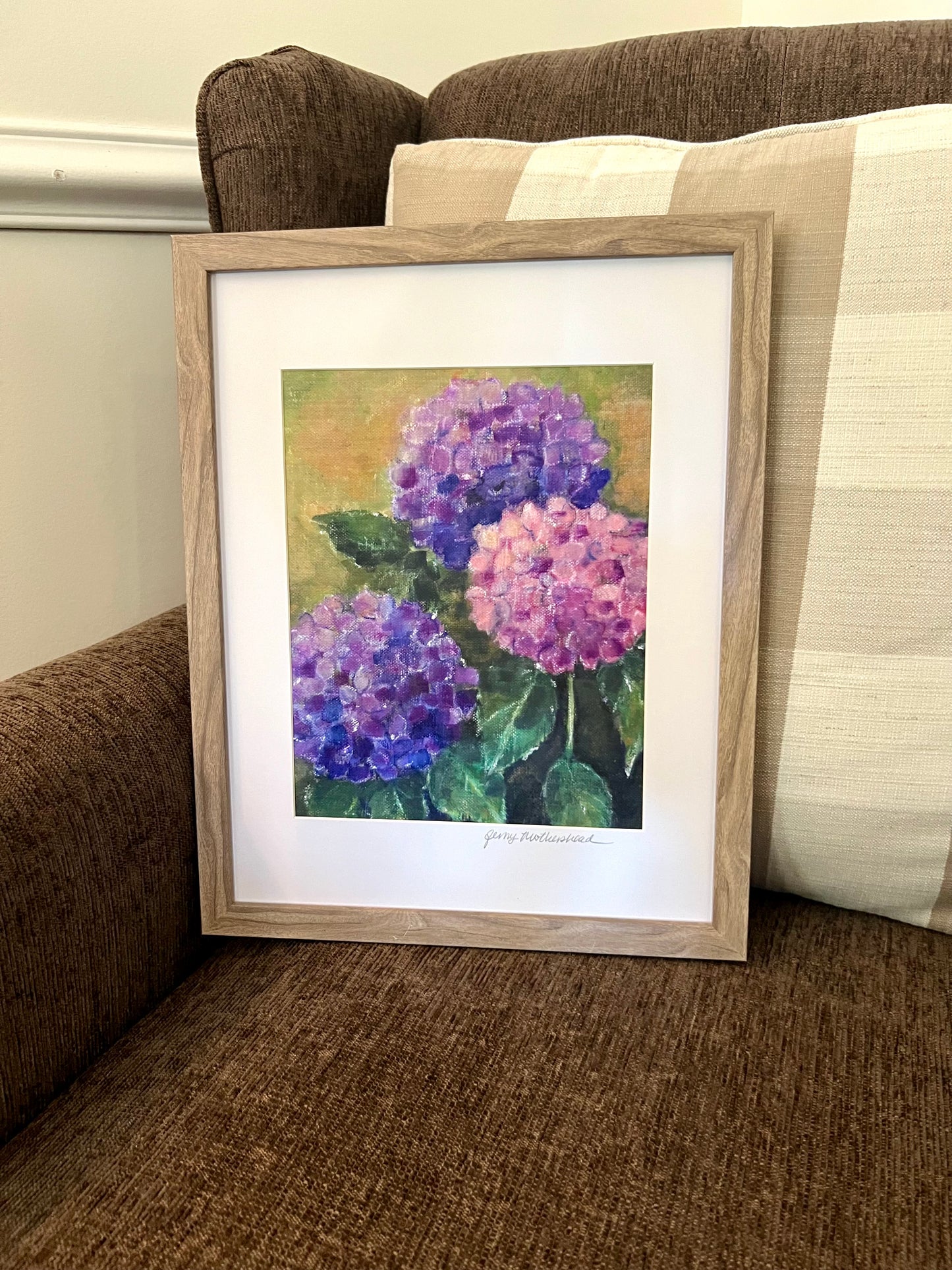 “Grandma’s Garden” Hydrangea Fine Art Print