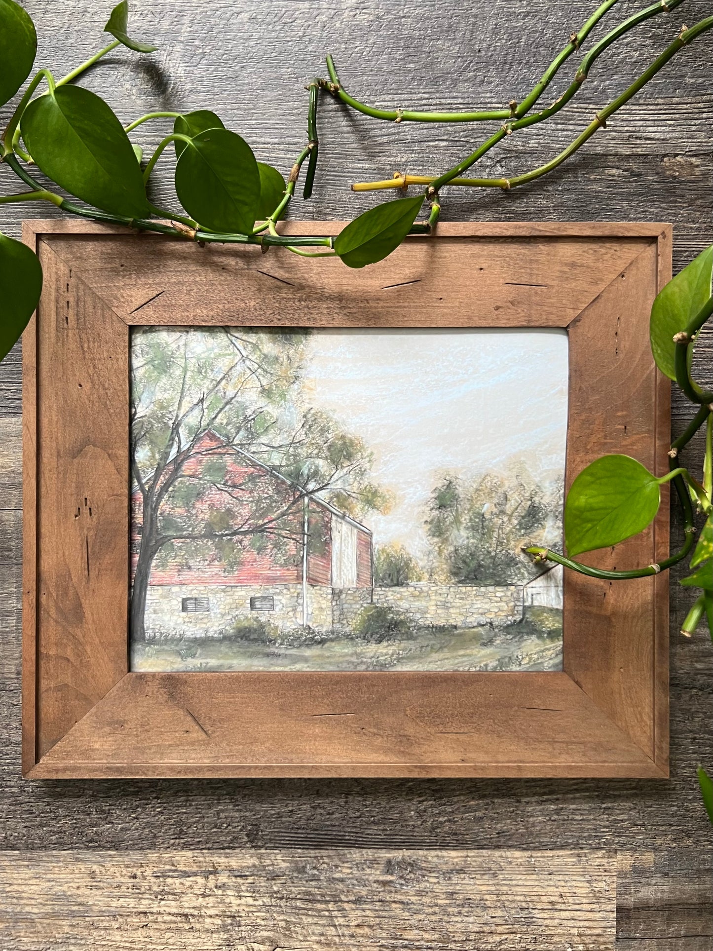 Red Barn Wall Art Print