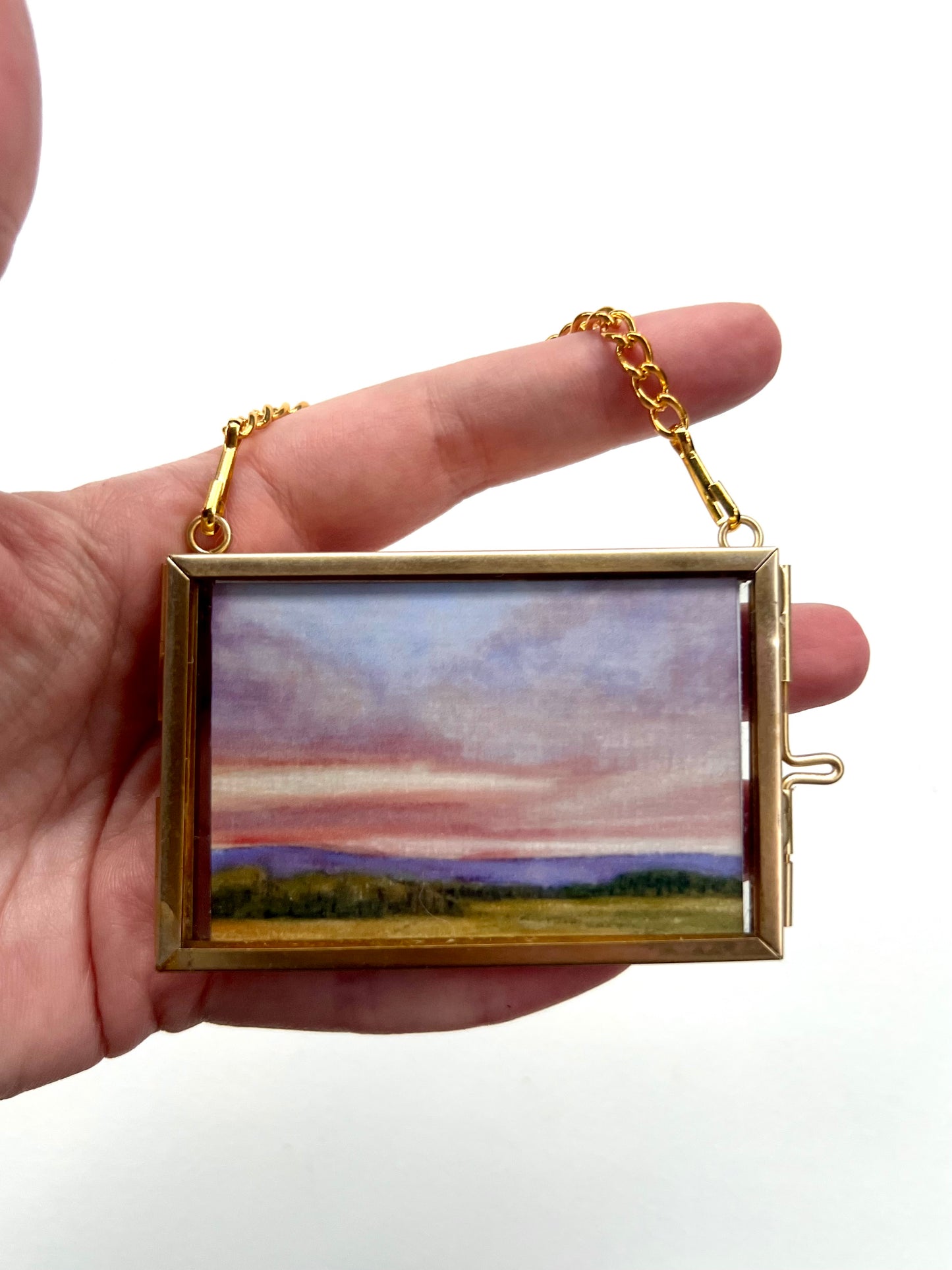 “Heavens Door” Landscape Framed Ornament