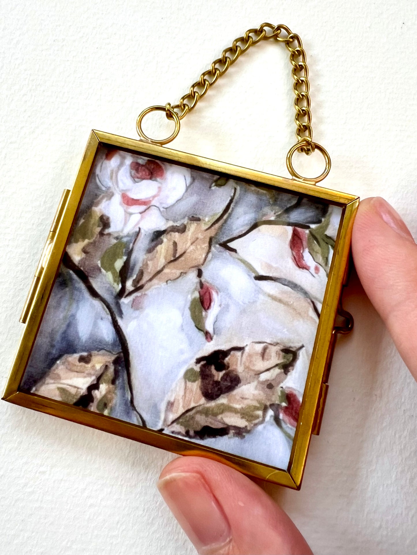 Floral Framed Ornament