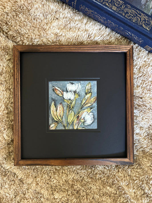 | Winter Blooms | Original Mini Floral Painting