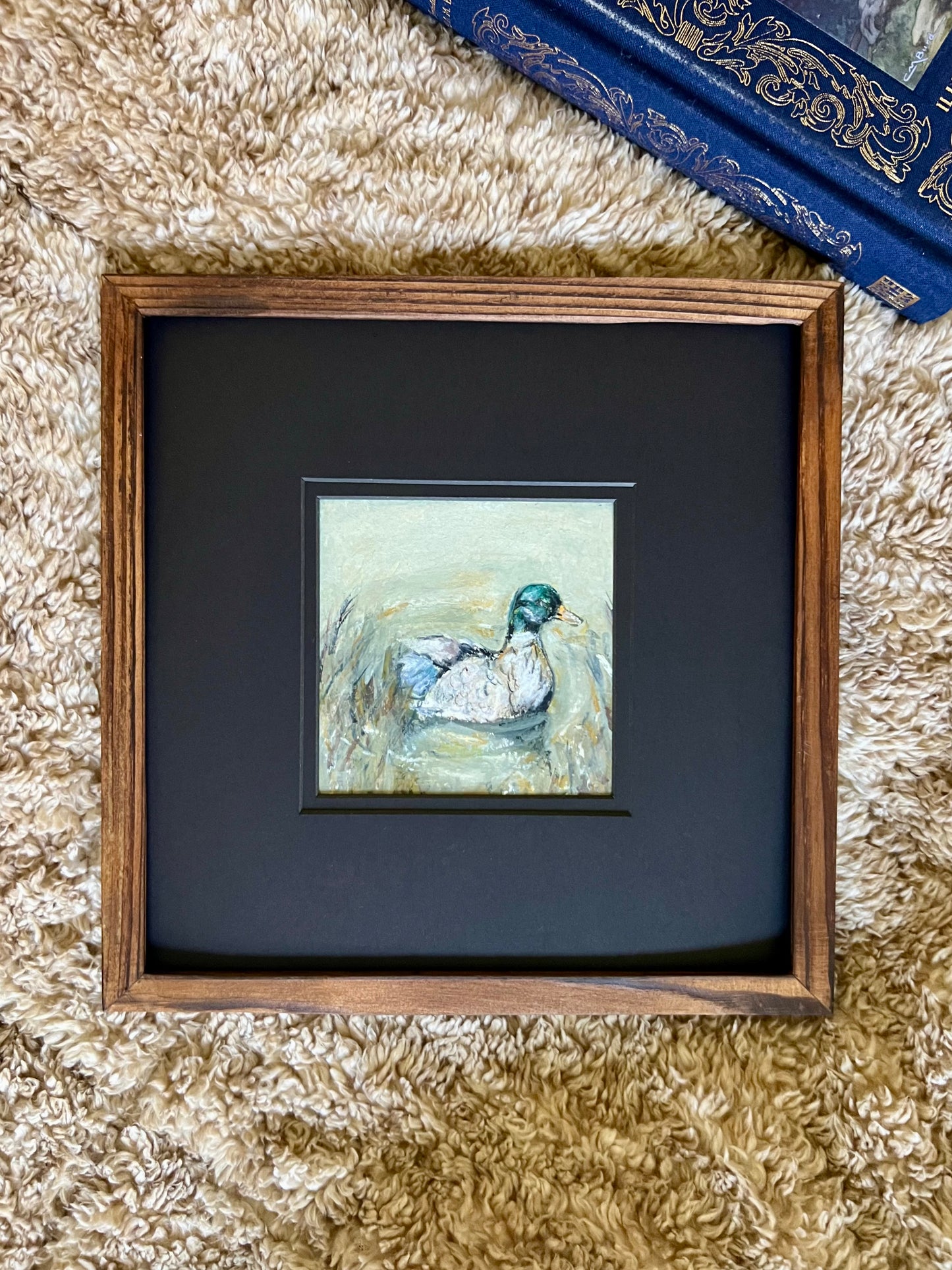 | Drifting Quietly | Original Mini Wildlife Painting