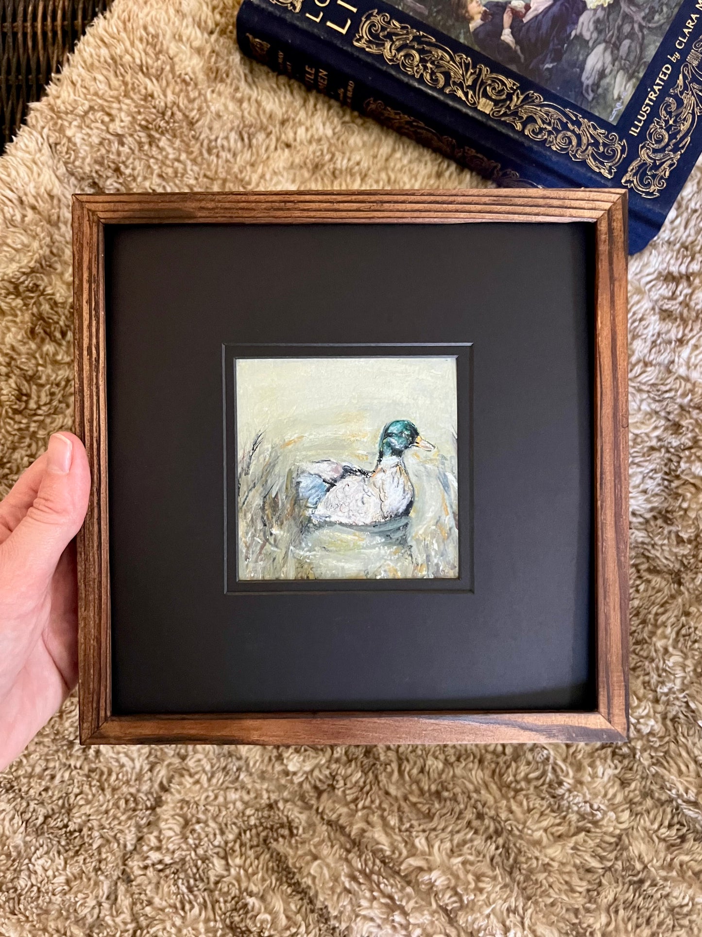 | Drifting Quietly | Original Mini Wildlife Painting