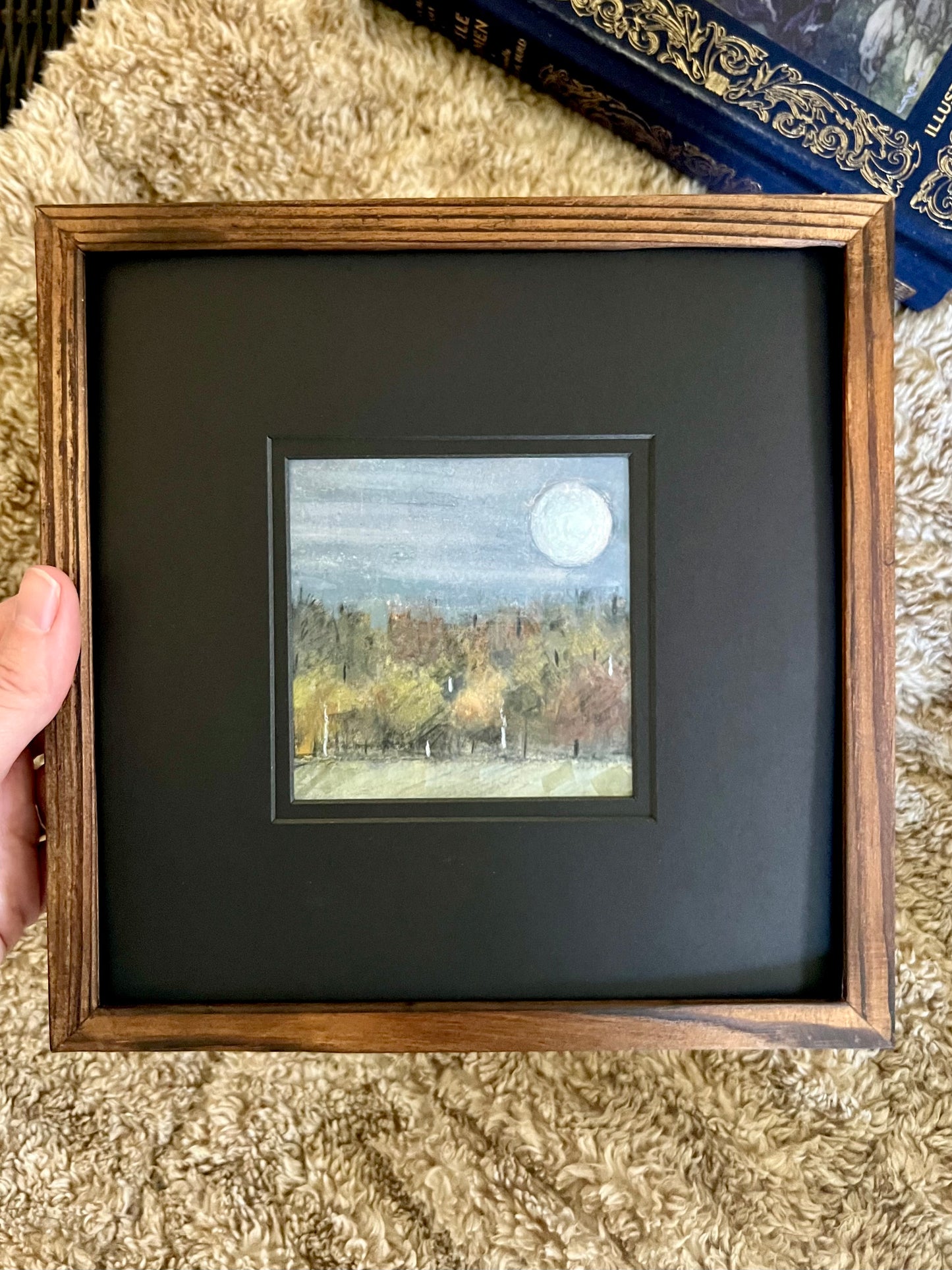 | In the Moonlight | Original Mini Landscape Painting